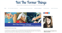 Desktop Screenshot of nottheformerthings.com